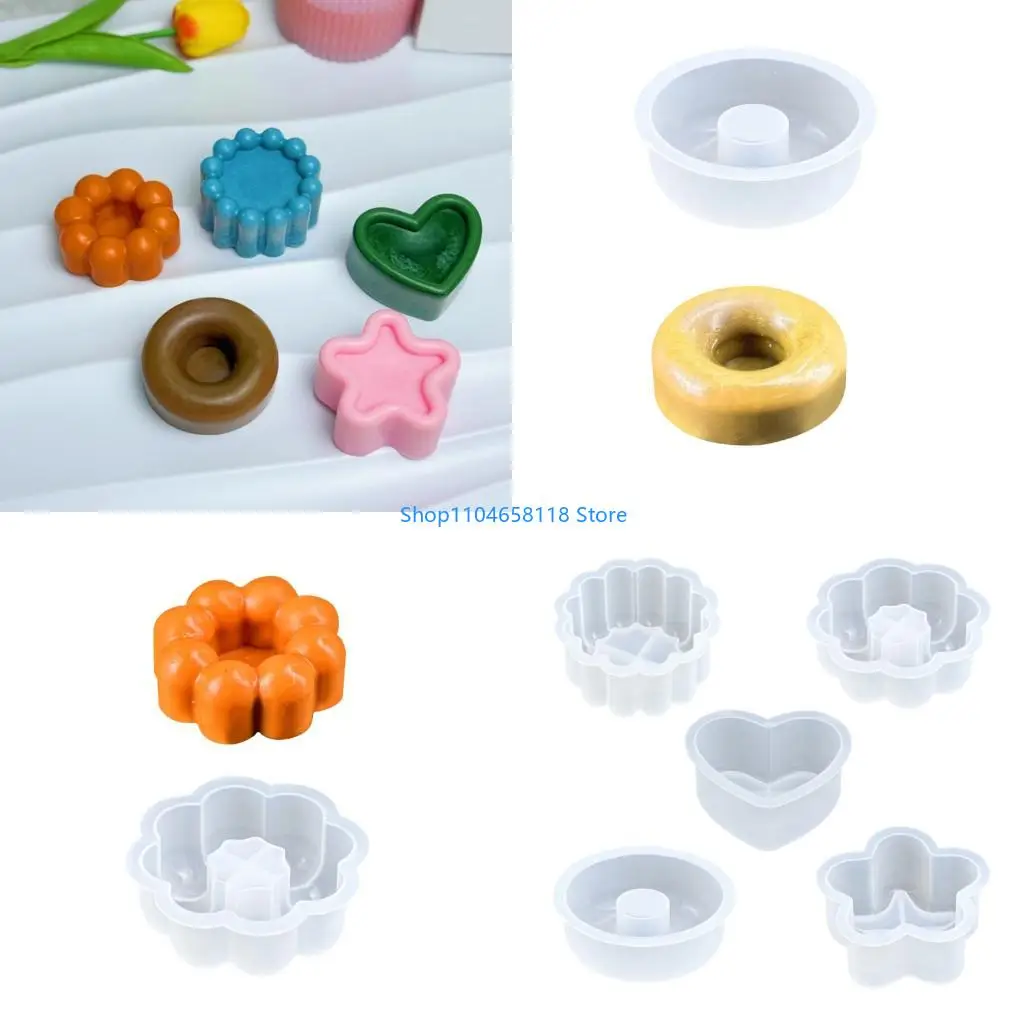 

Flexible Silicone Dessert Heart Mold For Baking Resin Crafts And Homemade Desserts