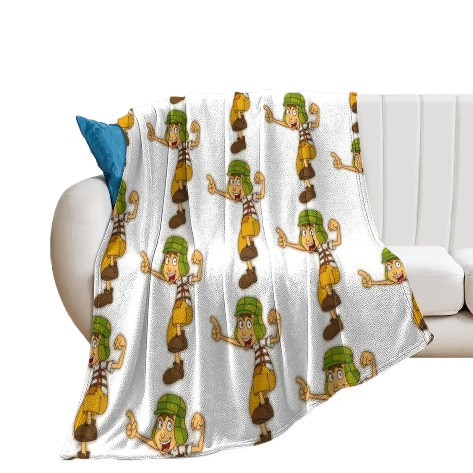 Chavo del Ocho caricatura Throw Blanket Plaid on the sofa Extra Large Throw Blankets