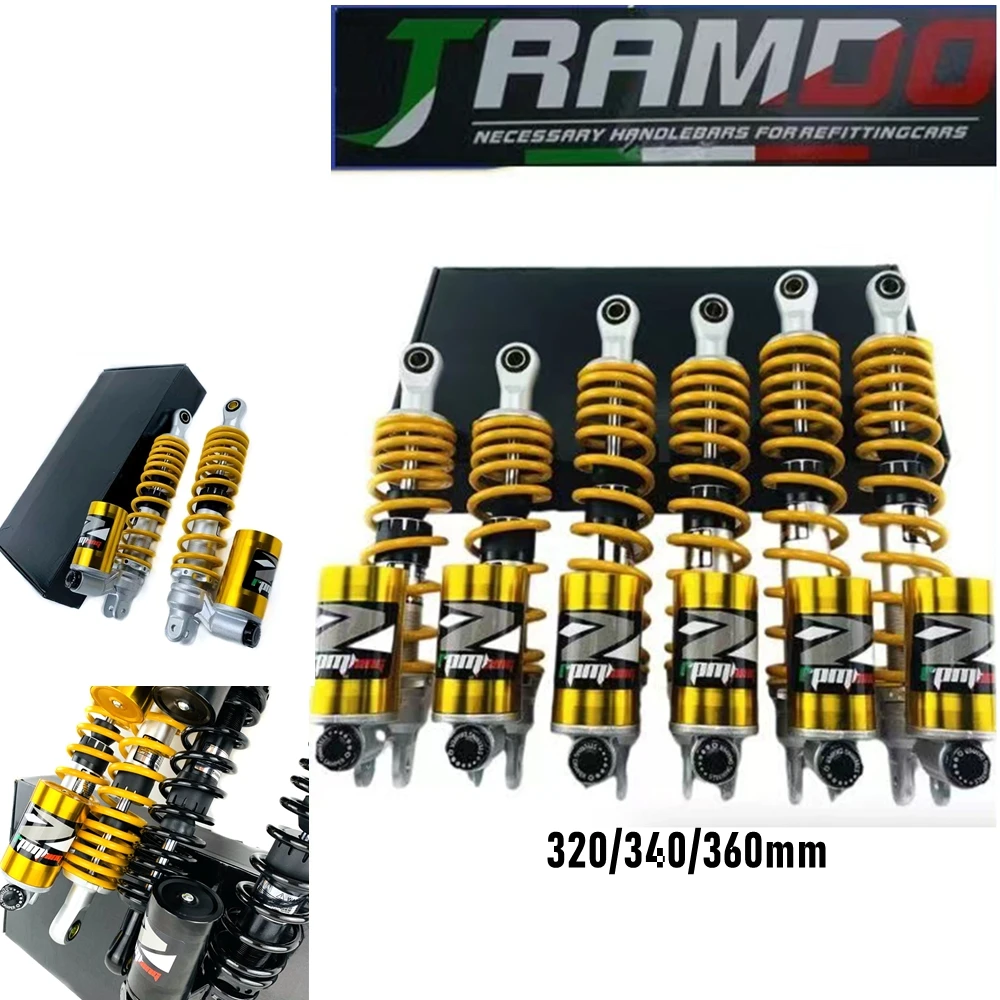 

Universal 320/340/360mm Motorcycle Inverted Rear Shock Absorber For Honda Yamaha Scooter Aerox Nmax Xmax PCX150 PGO GTR RSZ Niu