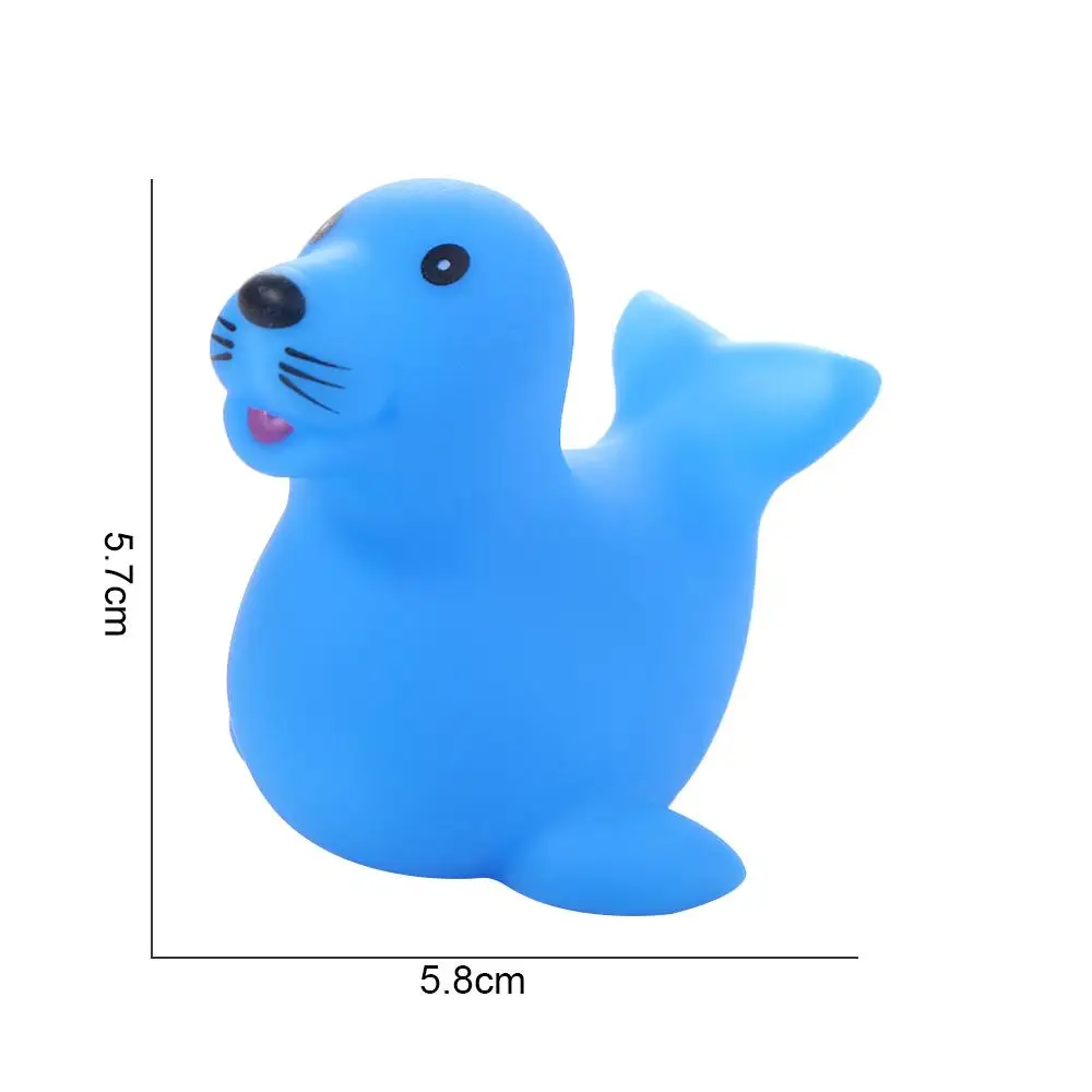 Cute Funny Gift Colorful Sound Squeaky Animals Children Float Shower Toy Swimming Water Toys Baby Bath Toys Bath Toys