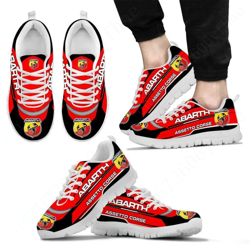 Abarth Sports Shoes For Men Casual Walking Shoes Lightweight Men's Sneakers Unisex Tennis Big Size Comfortable Male Sneakers