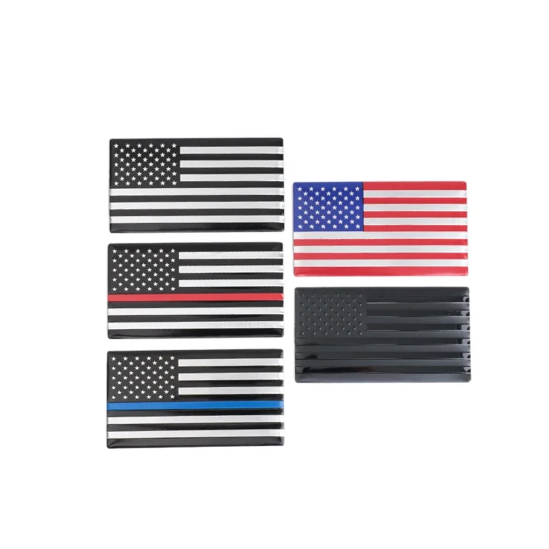 OTOKIT Automobile Motorcycle Exterior Accessories United States Of America USA National Flag Aluminum Alloy Car Stickers - view 2