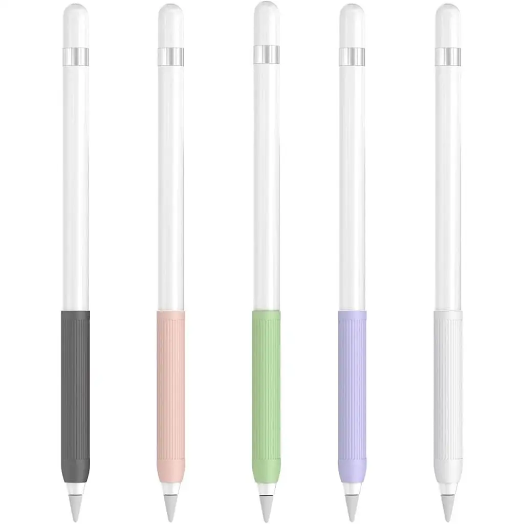 1x Silicone Pencil Grip Holder for Apple Pencil 1st and 2nd  Gen  Air .9