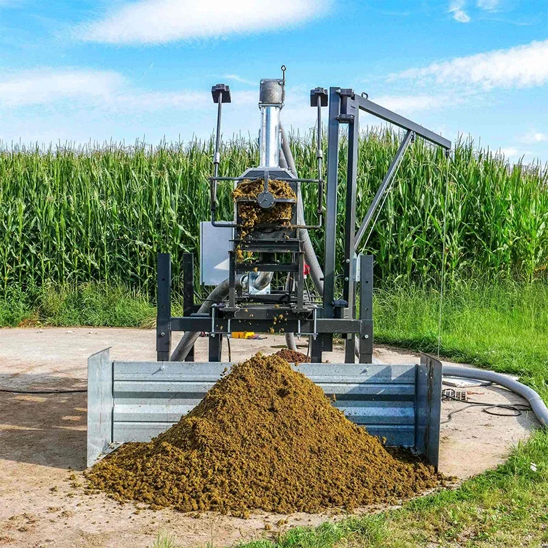 Efficient Animal Waste Cow Pig Chicken Dung Dewatering Manure Separator Machine/Animal Manure Solid Liquid Separator