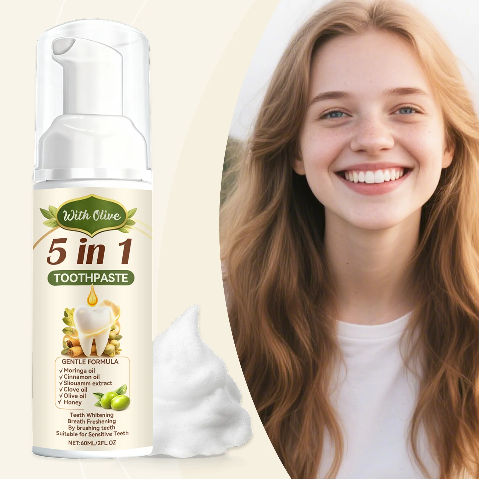 

Зубная паста с экстрактом оливы - паста для очищения полости рта и зубов, обеспечивающая освежающий комфорт, длительную свежесть дыхания и улучшение улыбки.