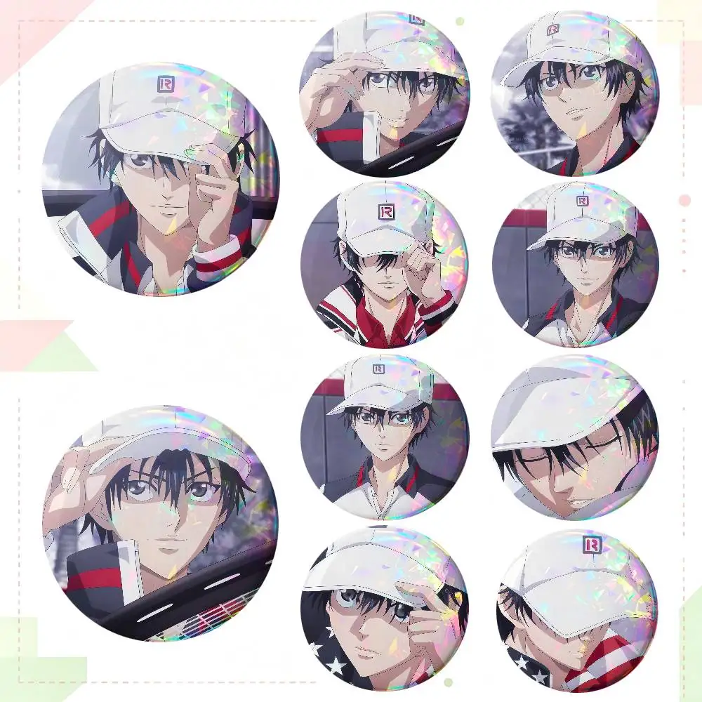 Anime The Prince Of Tennis Ryoma Echizen Round Badges Can Be Used To Decorate Clothes And Backpack Pins