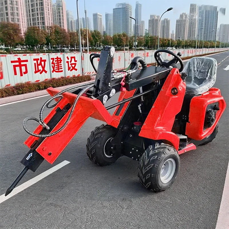 

Customized Skid Steer Wheel Loaders 3 Wheel Drive Front Mini Loader Skid Steer for Sale