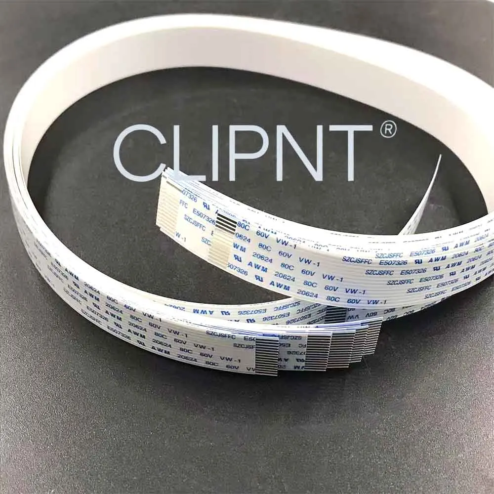 100pcs 14p 4720/I3200 printhead cable for 4720/I3200 for solvent/UV flatbed printer DTF FFC flat data cable 14 pins