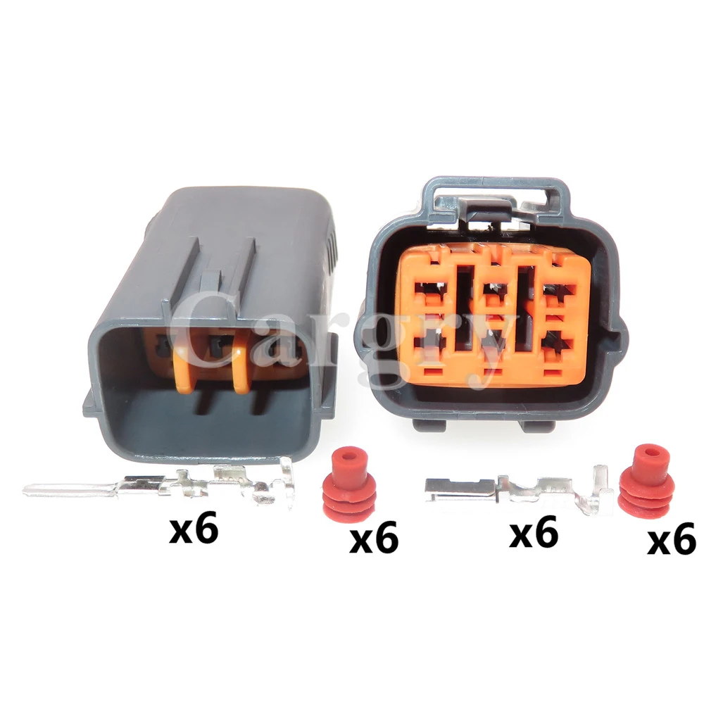 1 Set 6P 6195-0024 6195-0021 Auto Accelerator Pedal Sensor Waterproof Cable Connector AC Assembly Car Throttle Pedal Socket - Image 2