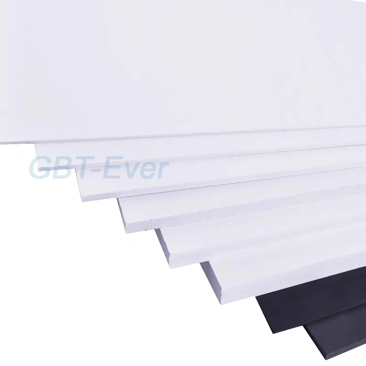 1/5/10Pcs 20x30 30x40cm PVC Foam Board Thickness 1/2/3/5/7/9mm White/Black Plastic Flat Board for DIY Building Model Materials