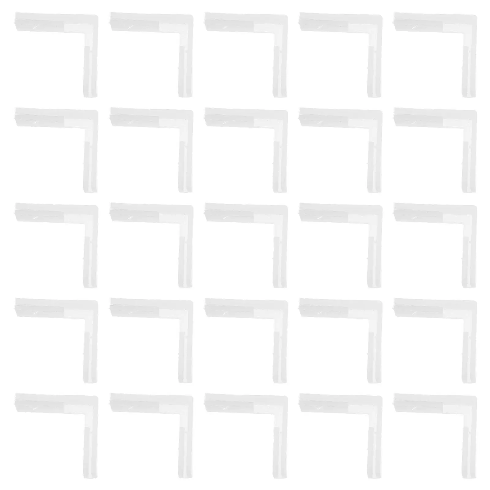 100Pcs Cable Protective Sleeve Corner Protector Rubber Floor Wire Hider Strip L Shape Cord Cover Industrial Cable Organizer