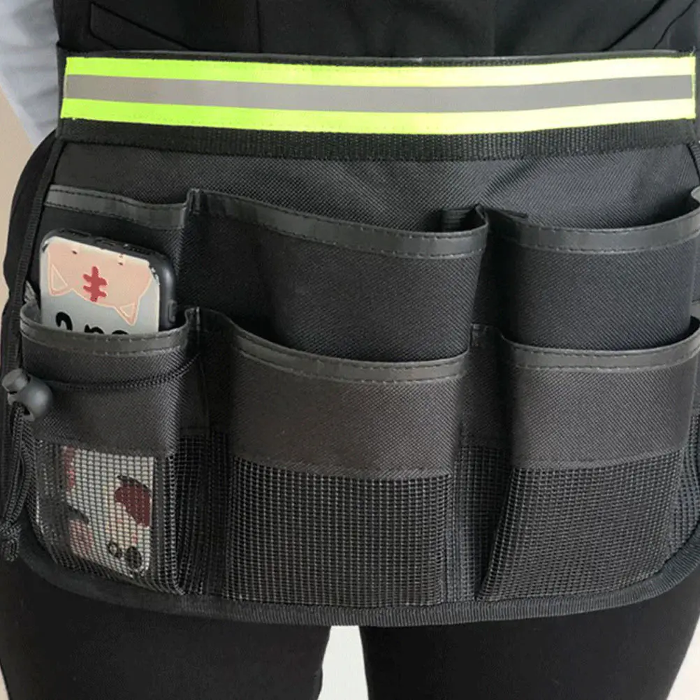 

Adjustable Gardening Tools Belt Bag with Multiple Pockets Heavy Duty Garden Waist Bag for Tool Organization Outdoor Planting