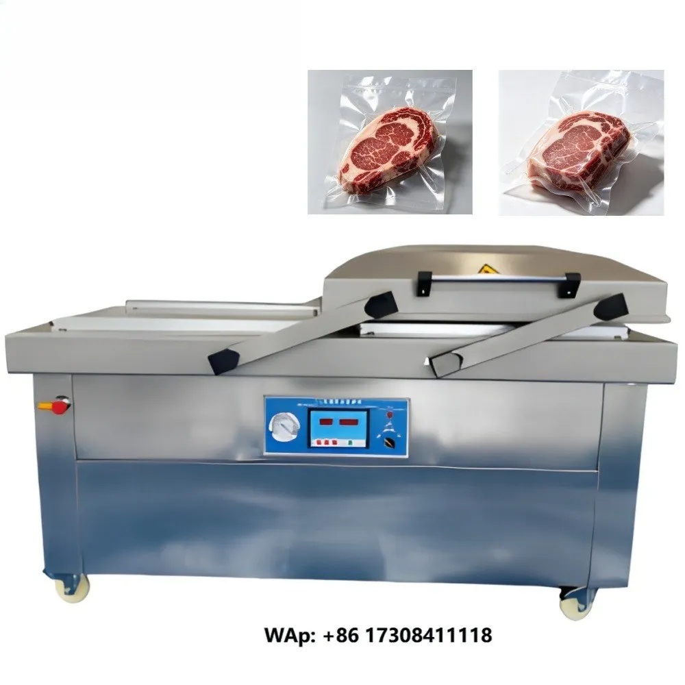 Industrial Double Chamber Vacuum Sealer Commercial Food Meat Vacuum Packing Sealing Machine Vacuum Machine for Food