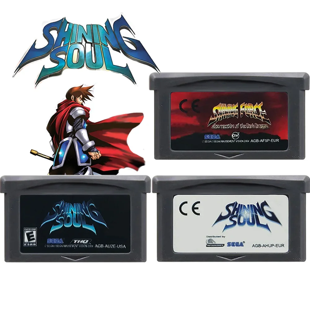 Shining Soul GBA Game Series 32 Bit Video Game Cartridge Console Card Shining Soul Shining Force Resurrection of the Dark Dragon