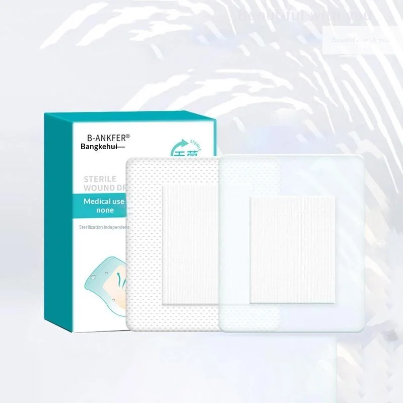 

Large Hypoallergenic Non Woven Adhesive Wound Dressing Breathable Sterile Band for First Aid Burn and Injury Care