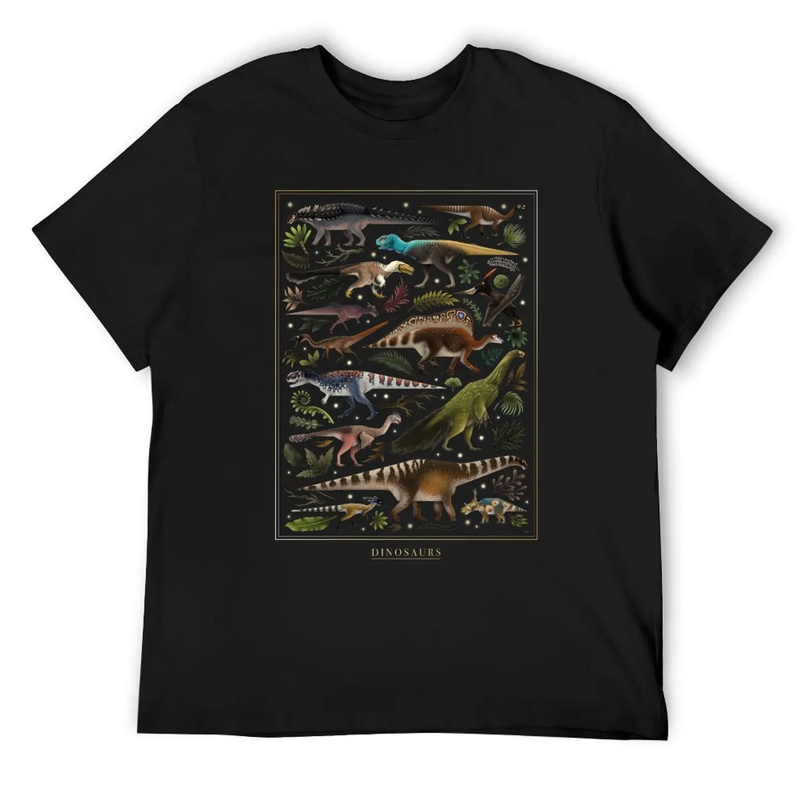 

Dinosaurs III T-Shirt vintage graphic t shirt vintage oversize t-shirts man luxury designer workout shirts for men