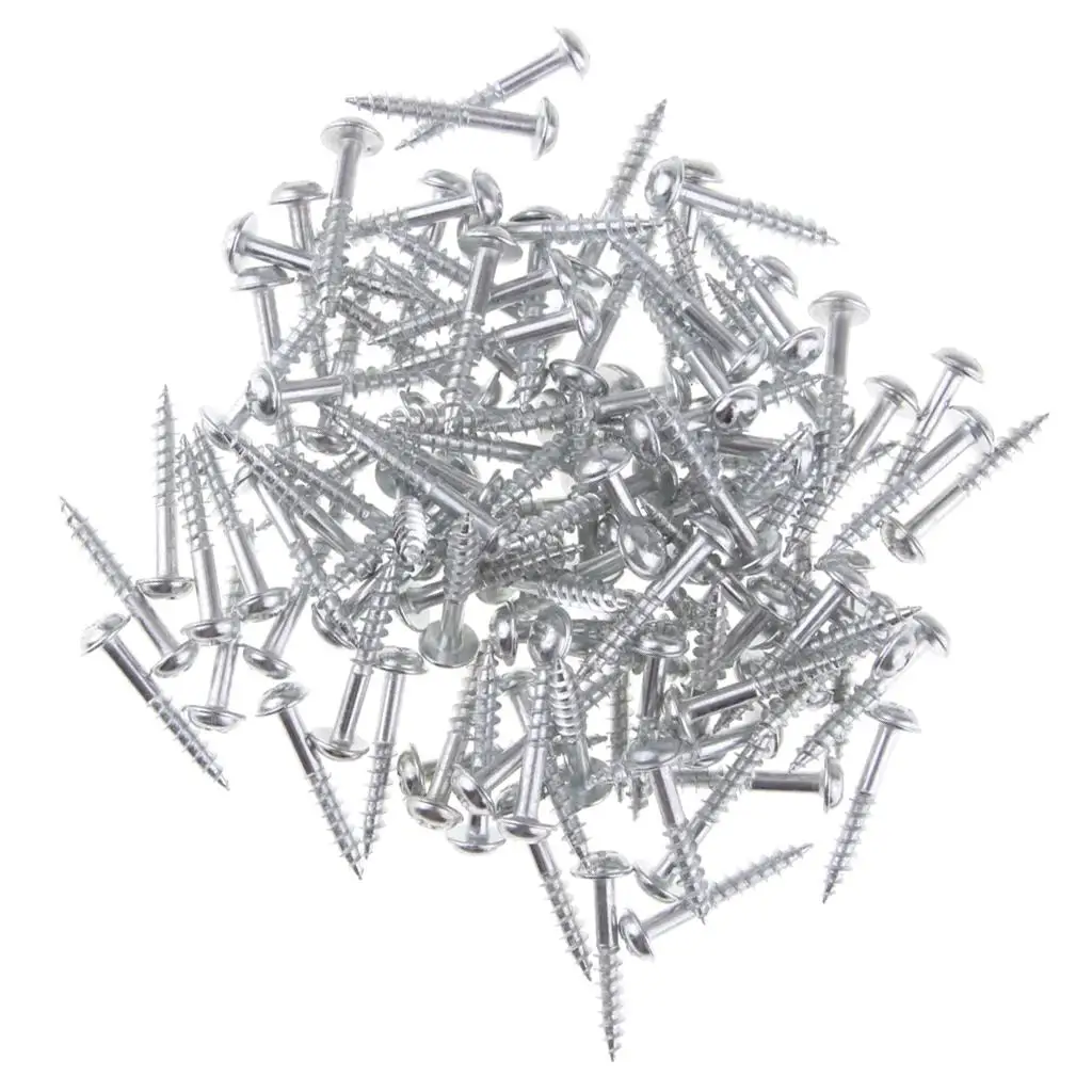 

2-6pack 100Pcs High Strength Hole Oblique Self-tapping Screw for Pocket Hole Jig