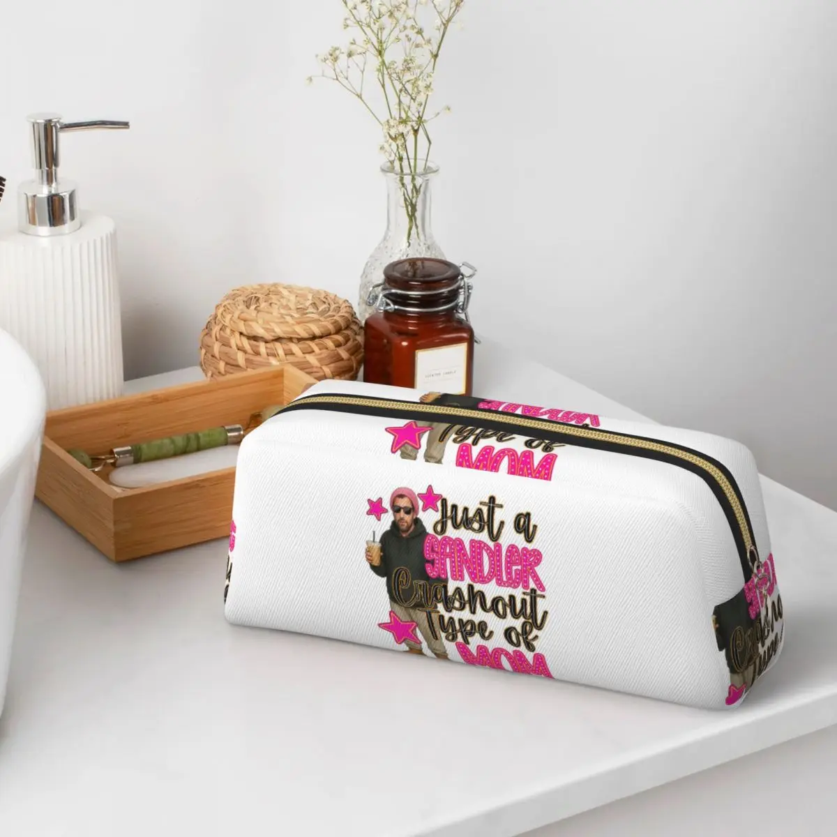 

Adam Sandler Mom Meme Retro Pencil Cases for Student School Pen Box Pencil Bag Large Capacity Pencil Pouch Pen Holder