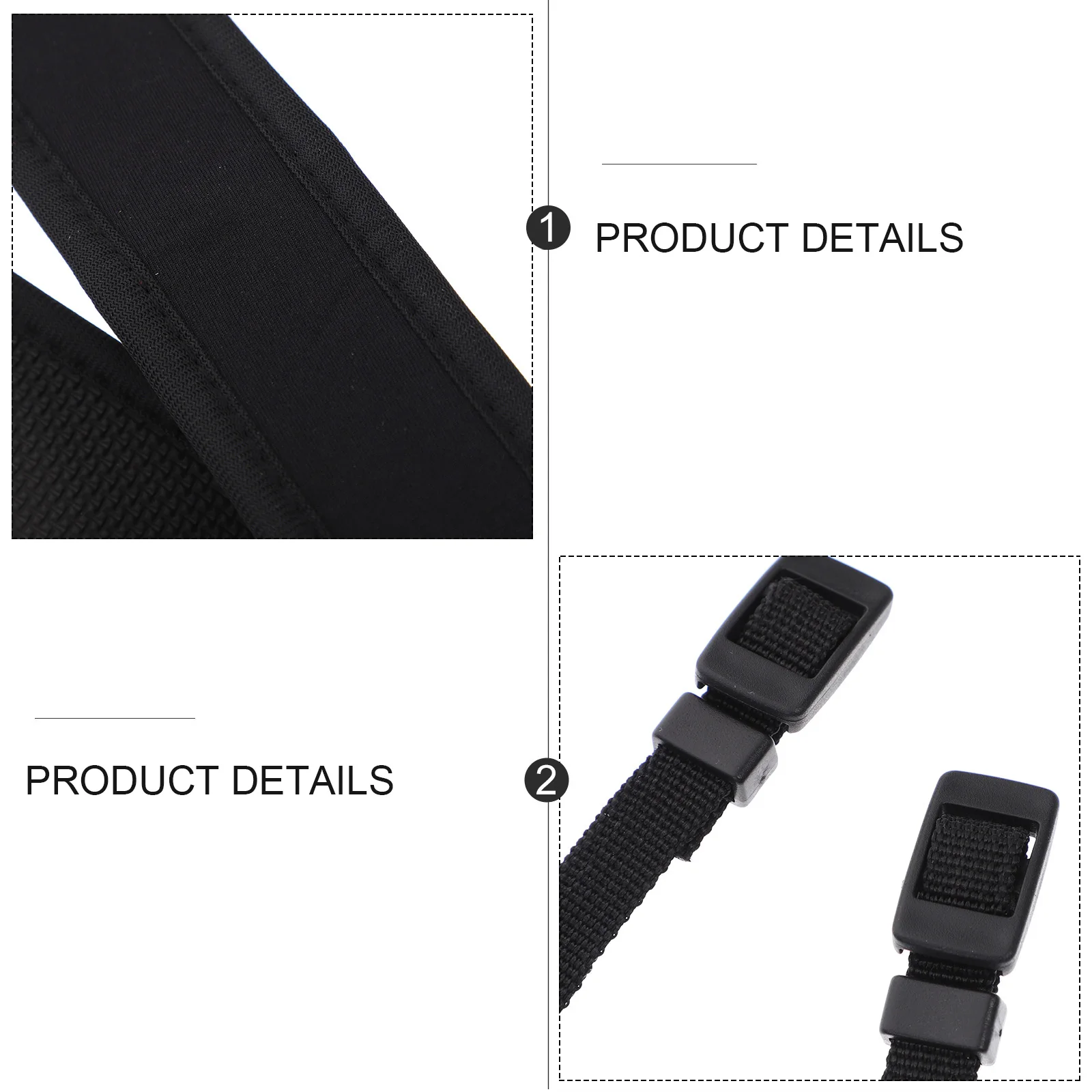 

2Pcs Camera Strap Neoprene Adjustable Non-Slip Shoulder Strap for Photographers Men Women Photography Accessories