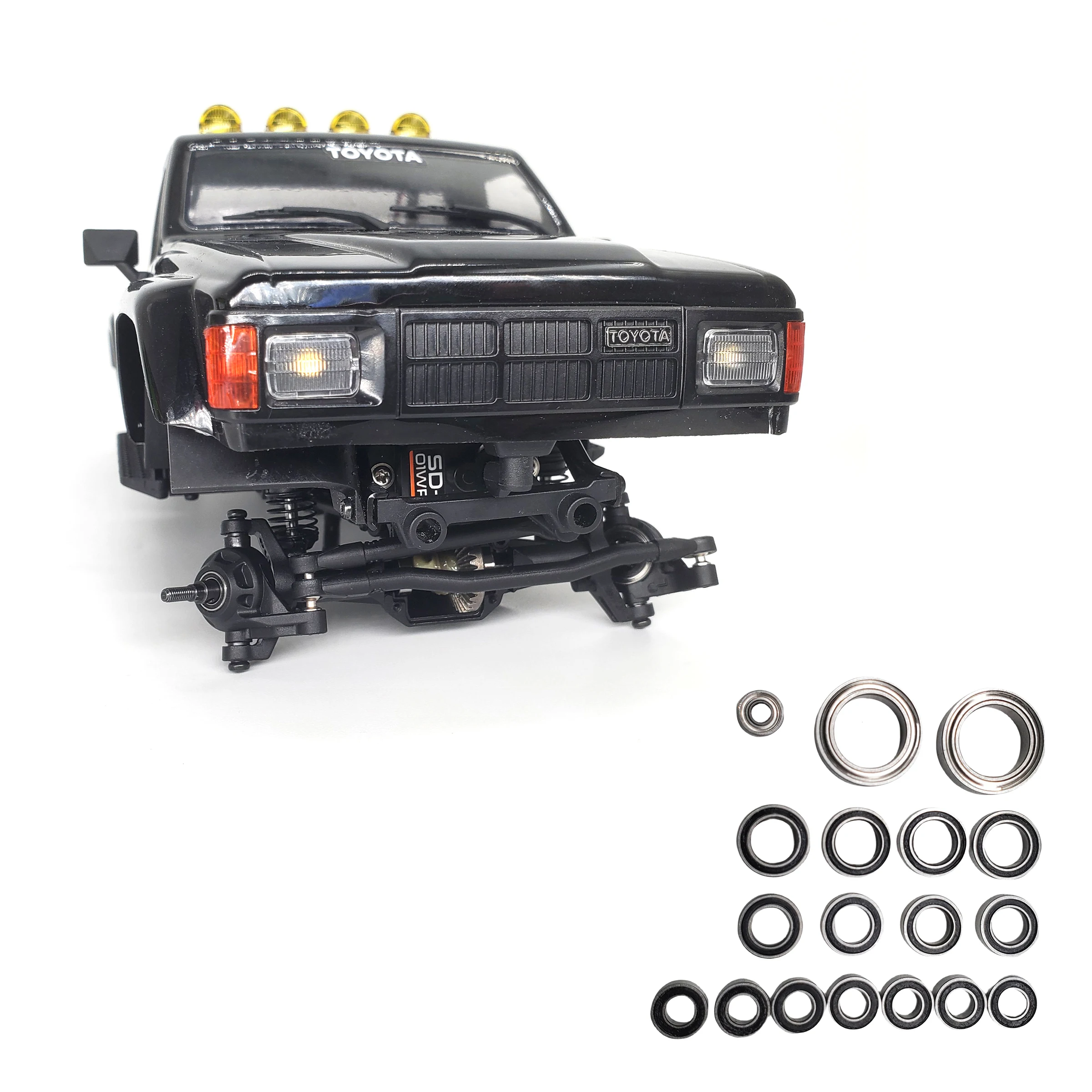 For HPI venture remote control brushless emulation 1/18 Toyota HILUX Hercules modification bearing kits