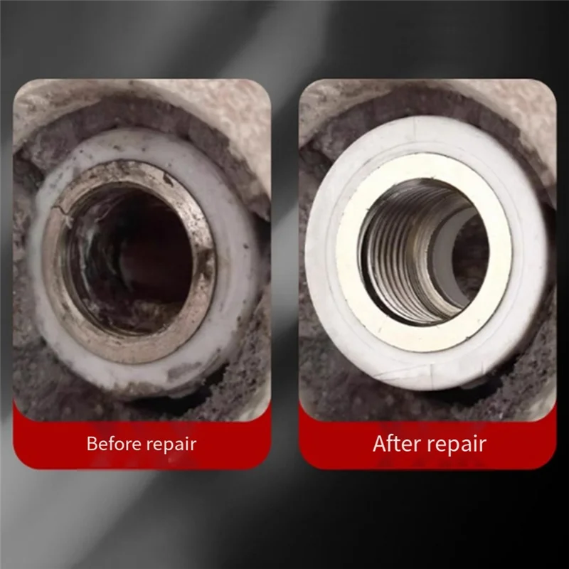 ABBO-Workshop Power Tools: 5Pcs 26.5Mm Boring Drill Bit Thread Attachment For 1/2Inch PPR Water Pipes Repair Tools