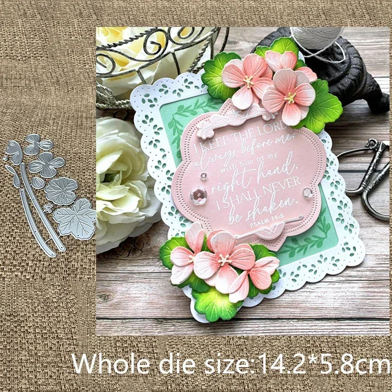 

Новый дизайн, металлические трафареты для вырезания, вырубные формы для декора в виде цветочных веток, вырубные элементы для скрапбукинга, для альбомов, бумажных открыток, тиснения