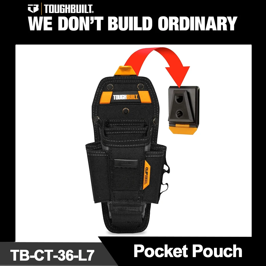 

TOUGHBUILT Pocket Pouch Technician 7 with 12 Pockets and Loops Multifunctional Tool Bag TB-CT-36-L7