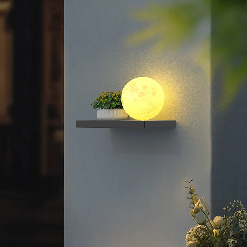 

Steaming customer external waterproof wall lamp moon lamp garden atmosphere landscape lamp