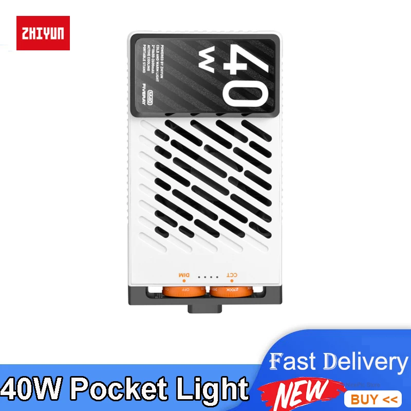 

ZHIYUN FIVERAY M40 Led Lights Handheld Pocket Light Photo Video Lamp for Tiktok/YouTube Fill Light