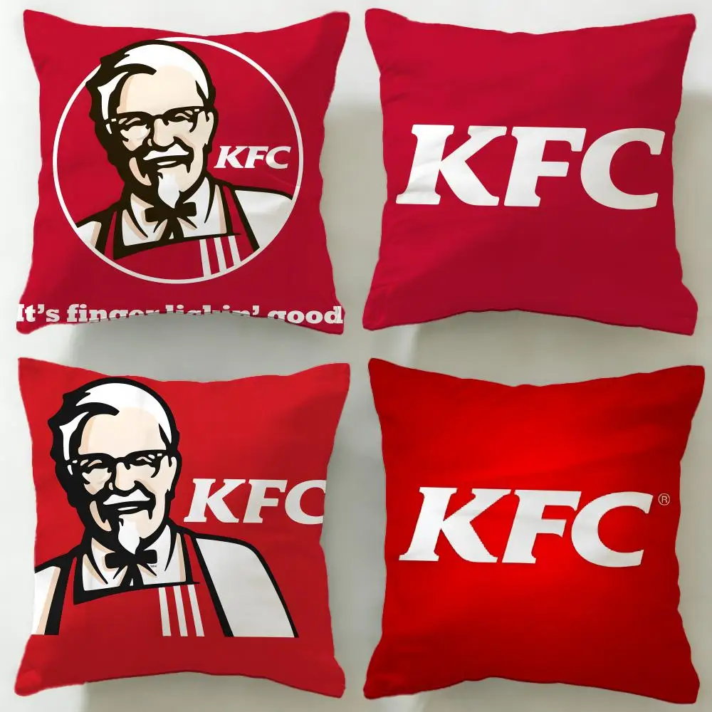 

Чехол для подушки бренда быстрого питания Kentucky Fried Chicken, мягкий и легко моющийся чехол для подушки – универсальный для дивана, кровати, путешествий и офиса