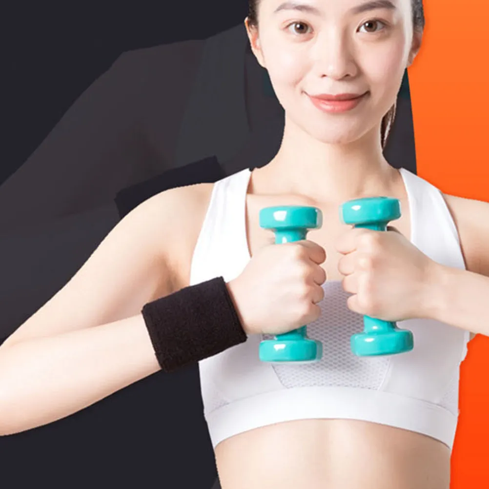 

8 шт. фитнес-браслетов из надежной хлопковой смеси с компрессионной поддержкой для бега, баскетбола, велоспорта и активного отдыха на природе