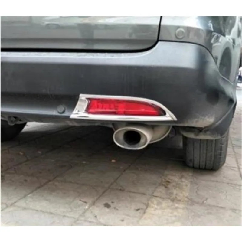 Car-styling For Honda CRV CR-V 2012 2013 2014 high quality ABS Chrome Rear+Front fog lamp cover trim Car-styling