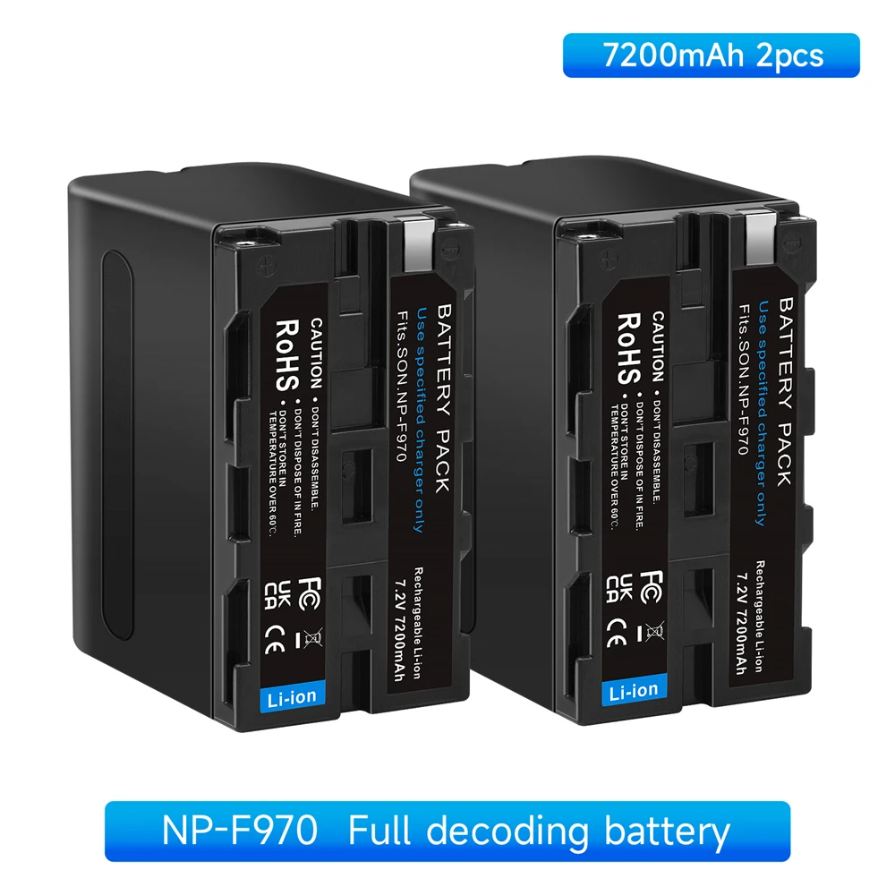 PALO Sony NP-F970 NP-F960 NP-F550 NP-F570 Replacement Battery for Sony DCR-VX2100 DSR-PD150 DSR-PD170 FDR-AX1 HDR-AX2000 F770