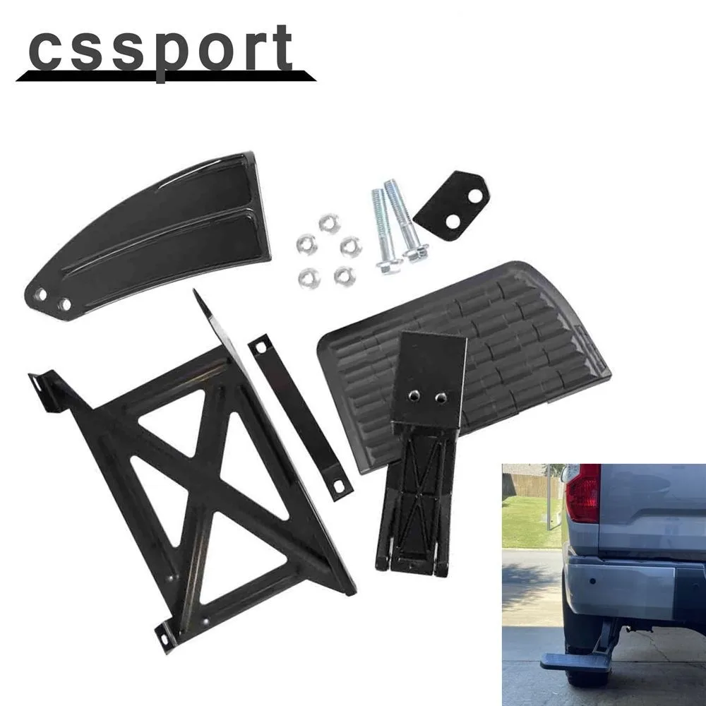 Folding Retractable Bed Step Bumper Foot Step T-Step Kit For Truck Toyota Tundra Limited Platinum SR SR5 2014-2021 PT392-34140