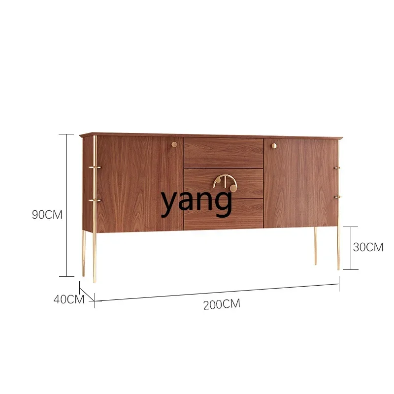 LH  Affordable Luxury Style Dining Edge Tea Cabinet Modern Minimalist Living Room Wall Storage High Cabinet