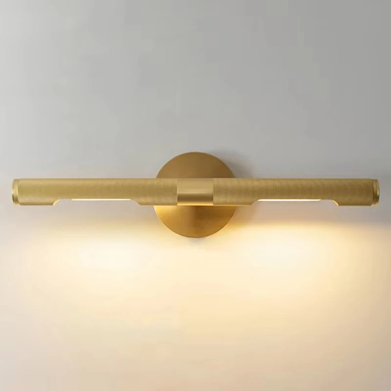 American Copper Mirror Front Light Headlight Bedroom Room Bathroom Cabinet Dressing Wall Light