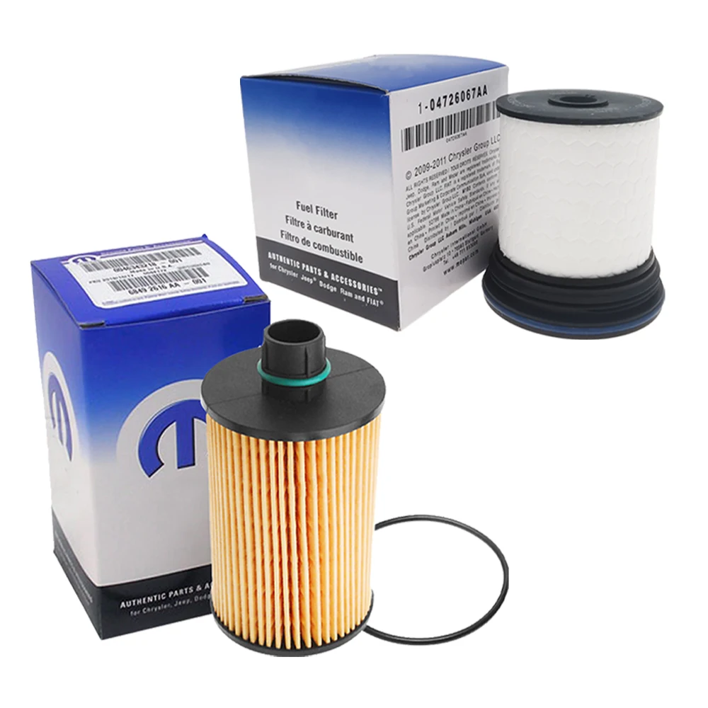 04726067AA 68229402AA Fuel Filter & OIL Filter For Jeep Grand Cherokee With 3.0L
