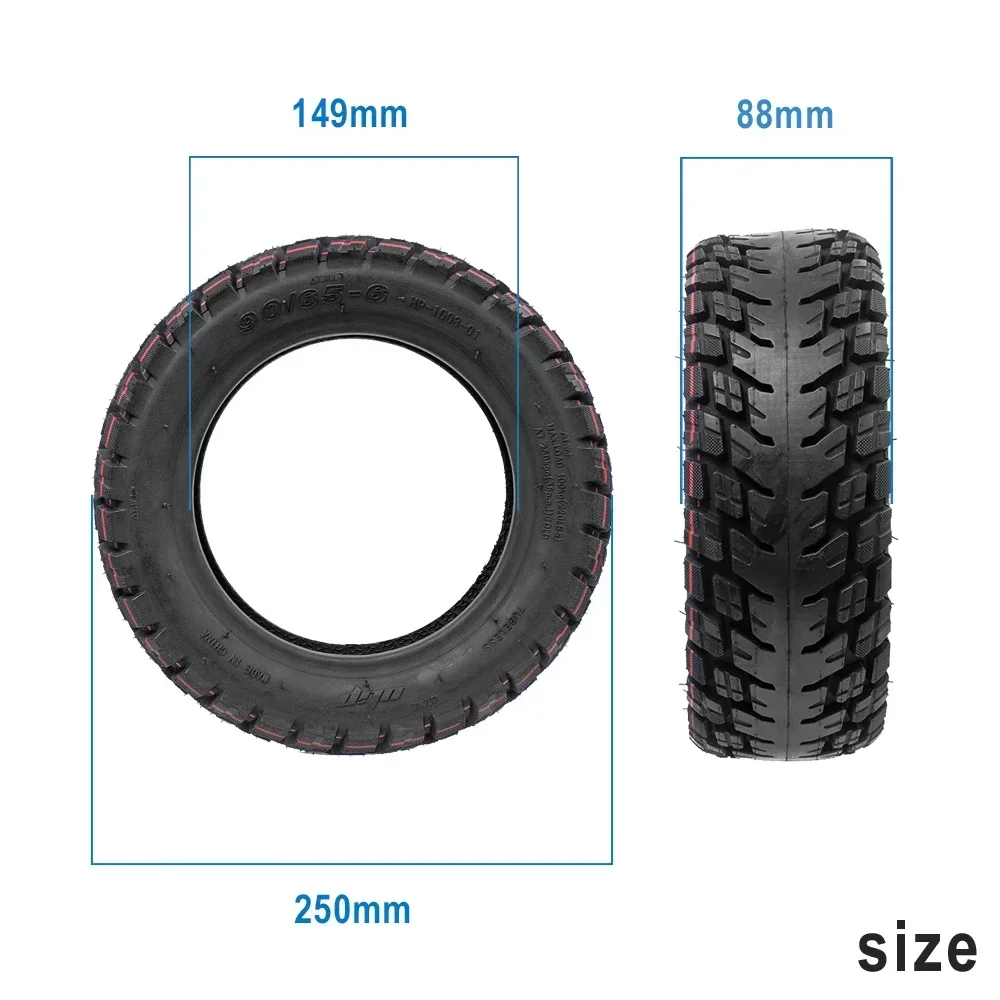 90/65-6 ゴムタイヤインフレータブルチューブレスタイヤ電動スクーター用 11 インチオフロード真空タイヤ防爆ホイールアクセサリー