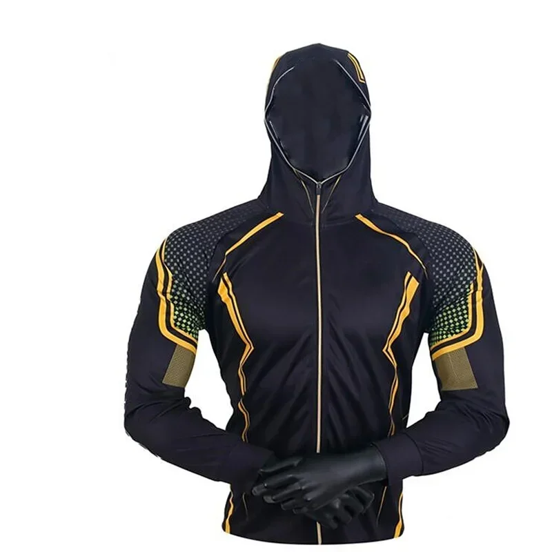 

2025 мужская высококачественная индивидуальная одежда для рыбалки с длинными рукавами, анти-УФ-удобная сублимационная толстовка с капюшоном и принтом, трикотажные изделия для рыбалки