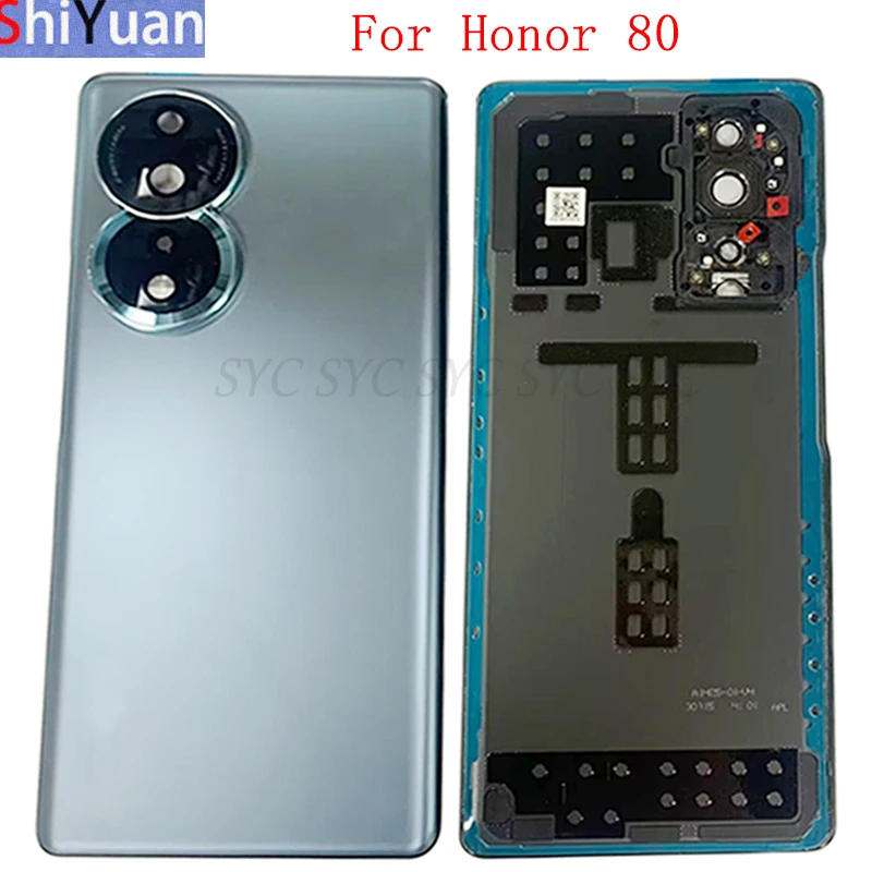 

Original Battery Cover Rear Door Housing Case For Huawei Honor 80 Back Cover with Logo Replacement Parts