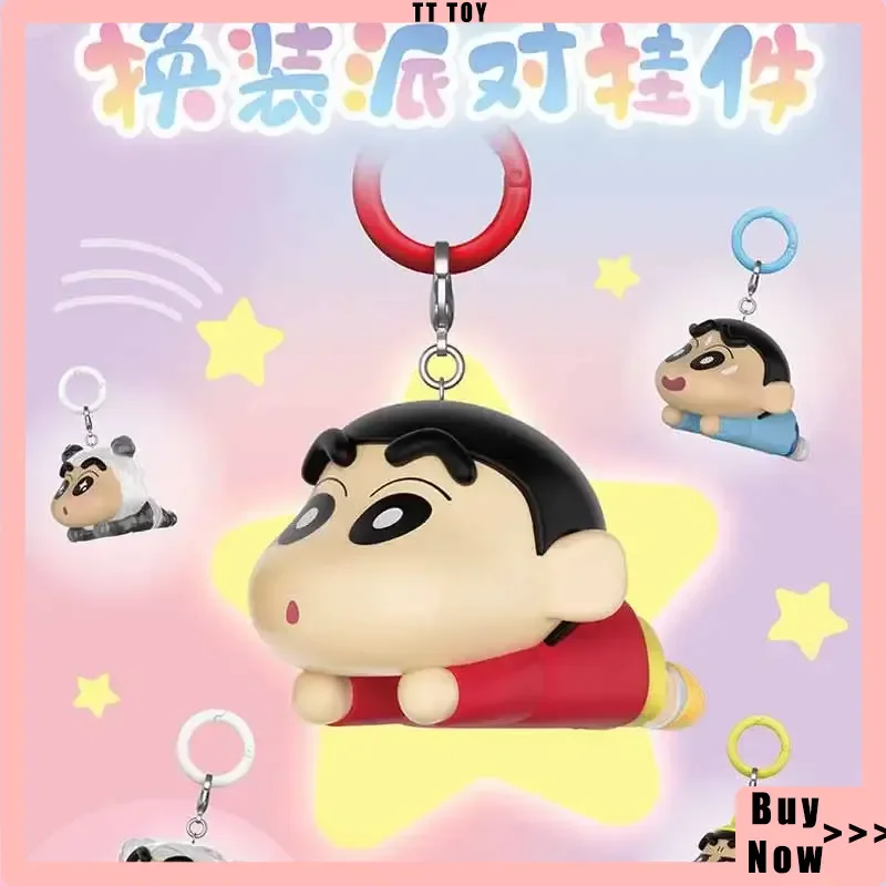 

Новая прозрачная версия брелока-подвески EAKI Crayon Shinchan для вечеринок, кукла-брелок, значок, сувениры для фанатов аниме