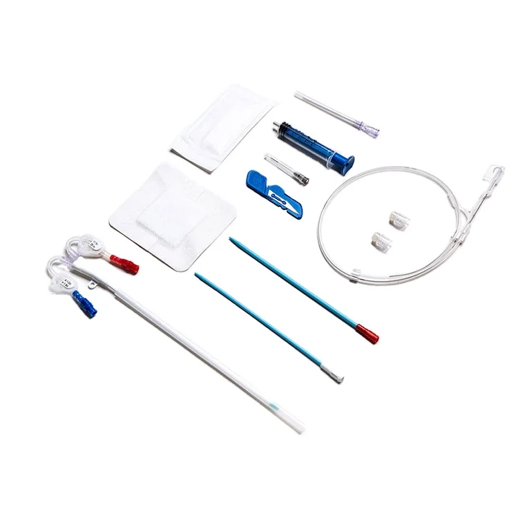 

Surgical dialysis consumables Dual-lumen long-acting dialysis haemodialysis catheter Long-term hemodialysis Catheter kit