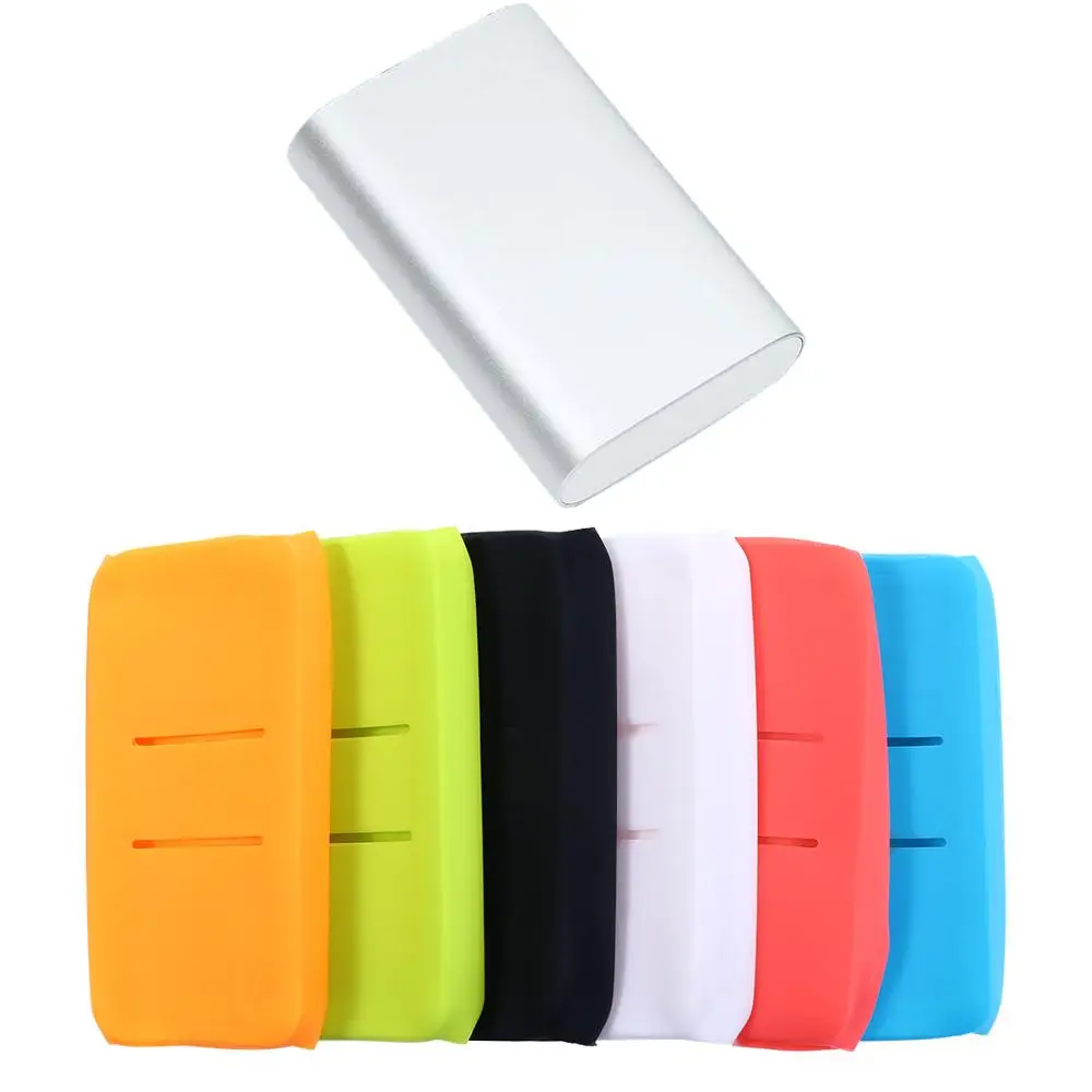 Power Bank Cover Anti-slip Skin Shell Sleeve Silicone Protector Case Power Bank Case Powerbank Cover