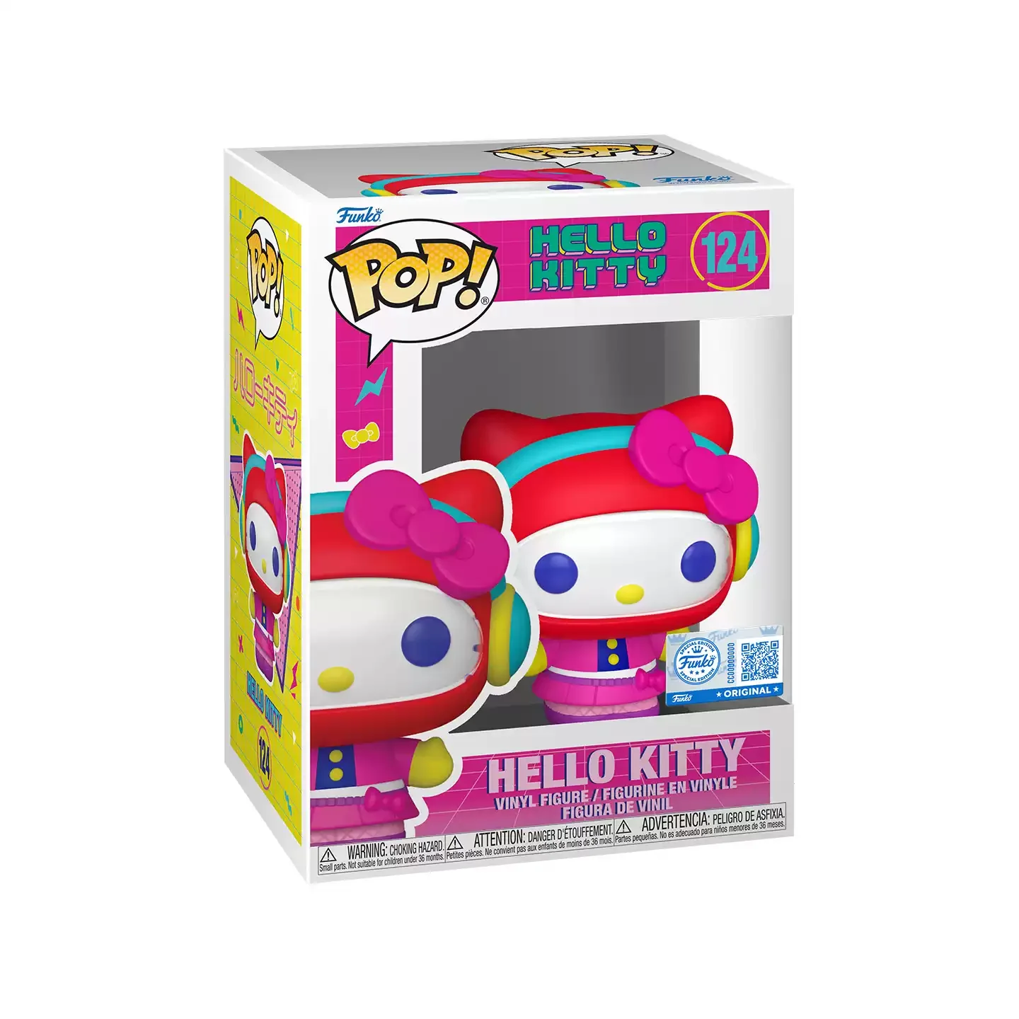 

Sanrio Funko Pop анимация и мультфильмы Hello Kitty (аркадный наряд) периферийные фигурки игрушки для мальчиков подарок коллекционные украшения