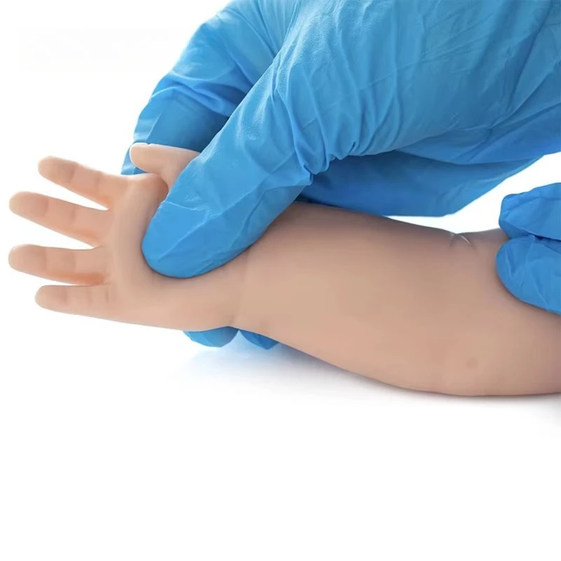 Pediatric Infant Venipuncture Arm Model,IV Training Arm Model,Nurse Training Blood Drawing Arm Model Kit