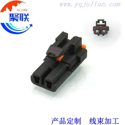 Auto 2pin plug wiring cable car wire unsealed connector with terminals