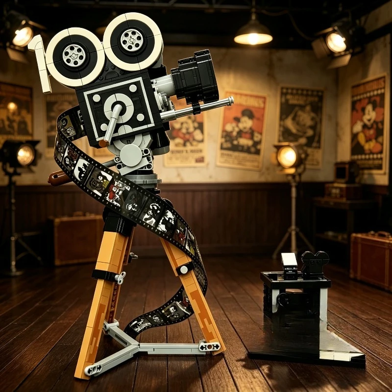 43230 Tribute Camera 811PCS Building Block 100th Anniversary Collectible Party Gift Idéal pour adultes et adolescents