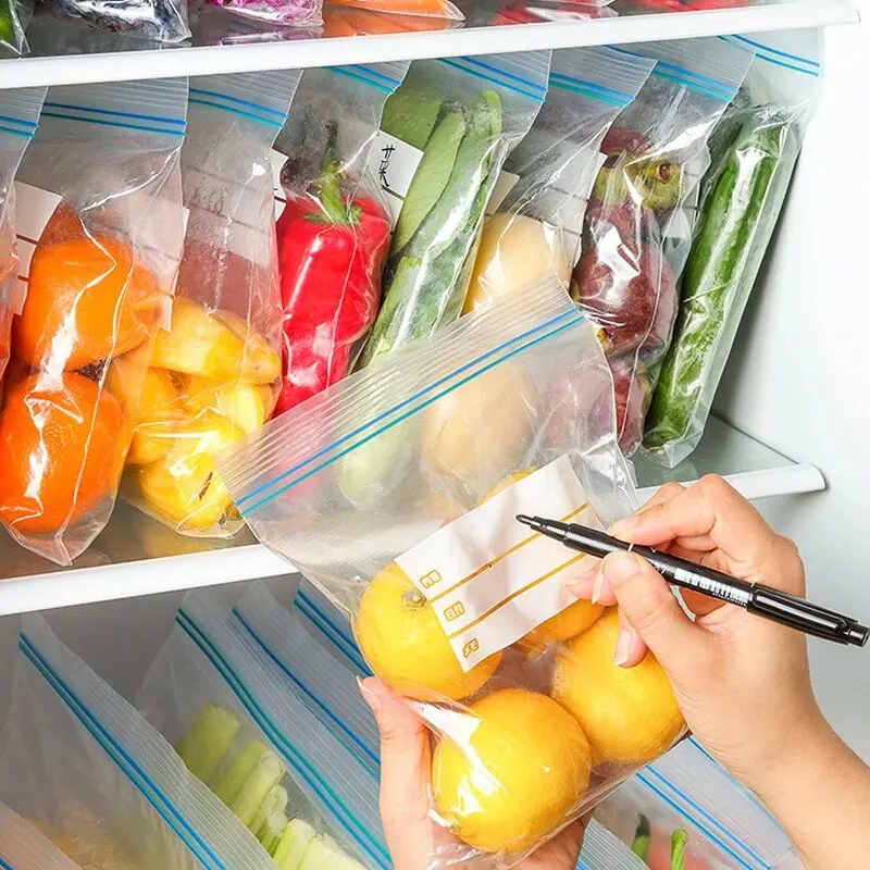 Clearance_Sealed Bag Storage Bag Refrigerator Food Special Preservation Bag Food Bag Sealed Storage Self Sealing Bag Double Seal image 6