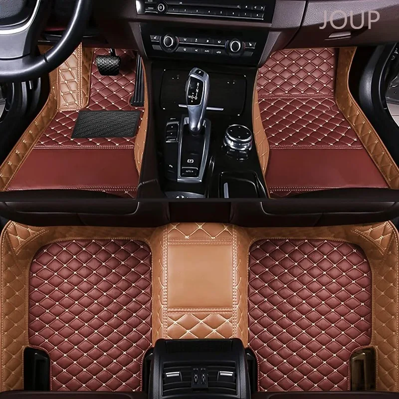 

Custom Car Floor Mats for BMW F06 M6 4 Doors 2013-2015 Year Eco-friendly Leather Car Accessories Interior Details