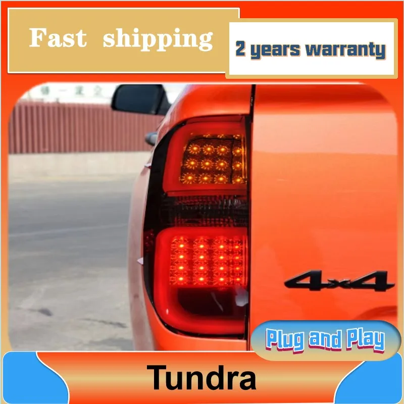 

Car Styling for Toyota Tundra Taillights 2014-2020 Tundra Tail Lamp Rear DRL Turn Signal Fog Brake Reversing